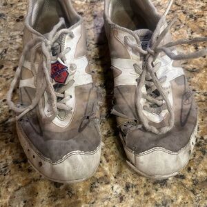 NFINITY White and Gray Athletic Shoes